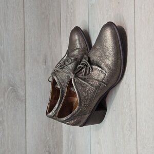 Sofft Women Ankle Leather Heels Boots shoes sz 9.5M